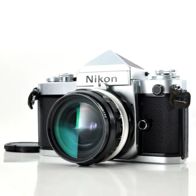 Cuerpo de cámara Nikon F2 Eyelevel DE-1 + lente Nikkor-HC de 28 mm de Japón...