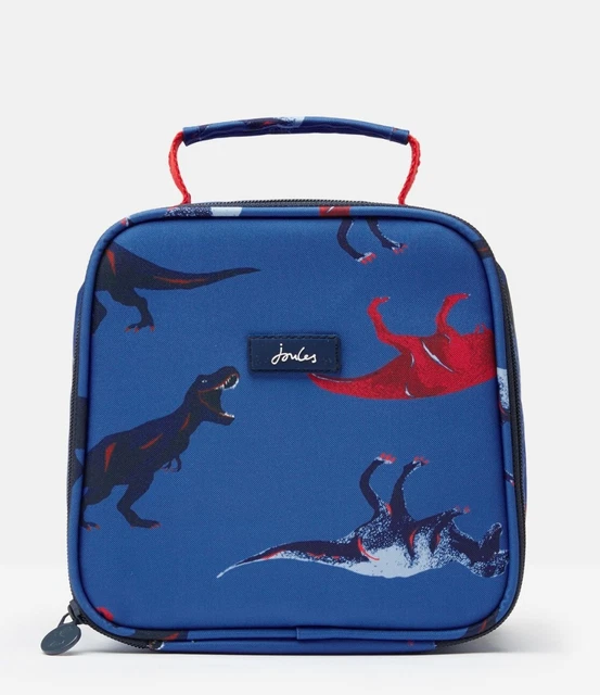 Borsa pranzo Munch per ragazzi Joules - Dino blu - Nuova con etichette