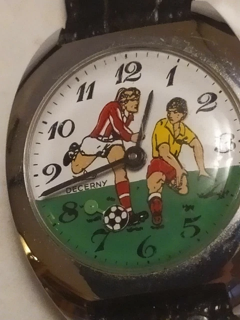 Cadran De Montre Vintage Pour Enfant - Années 1970 - Marque Socame Besançon - Neuf Sans étiquette