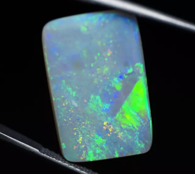 6.68 Carat Australian Lightning Ridge Opal Double Sided Gemstone