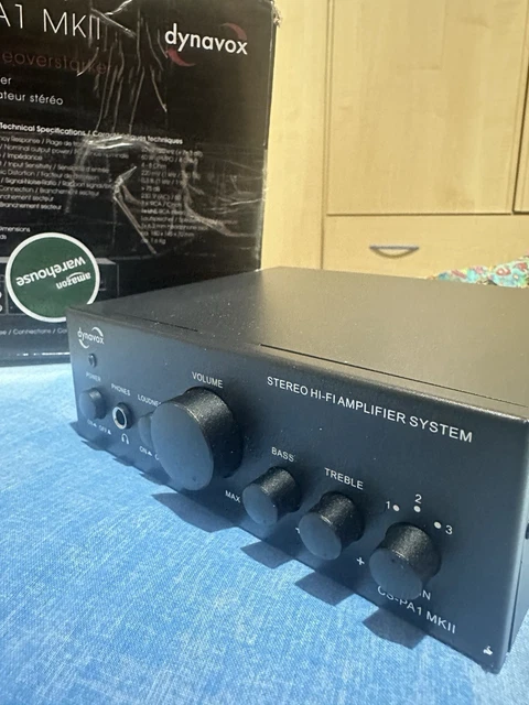 Dynavox AUX-S Pro - Commutatore 5 Ingressi RCA A 2 Uscite, Per Impianti Audio, Nero - Foto 2