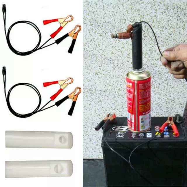 4pcs Carburante Iniettore Detergente Ugello Forma Colore Adattatore Tools Kit