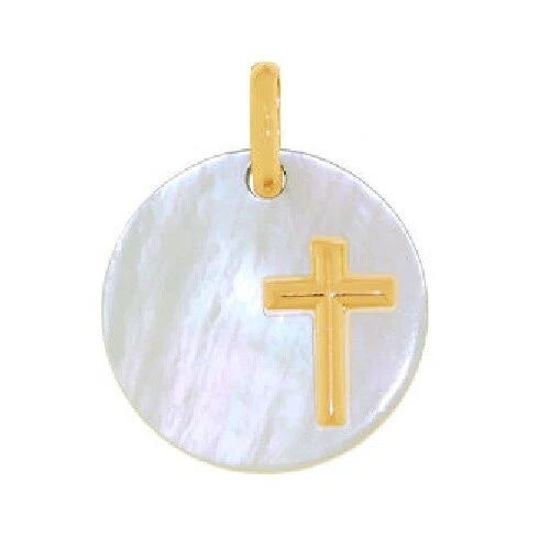 Pendentif Carte De La Martinique Avec Palmier - Or Massif 18K 0.73g, Unisexe