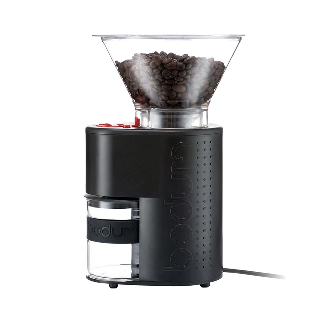 Electric Burr Whole Bean Coffee Grinder, Black, 12 Grind Settings