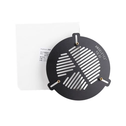 Enfoque astronómico telescópico Bahtinov 80 mm para piezas de telescopio 85-110 negro