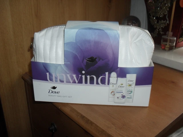 Dove Unwind Beauty Bag Collection – Geschenkset Mit Duschgel, Deo & Bodylotion In Kosmetiktasche