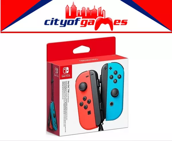 Joy-Con Controller Neon Red & Blue Nintendo Switch New