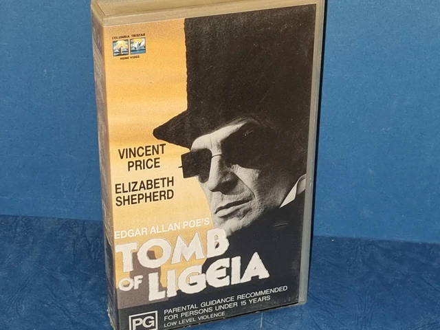 EDGAR ALLAN POE'S The Tomb Of Ligeia (VHS, 1994) Vincent Price IN VGC ...
