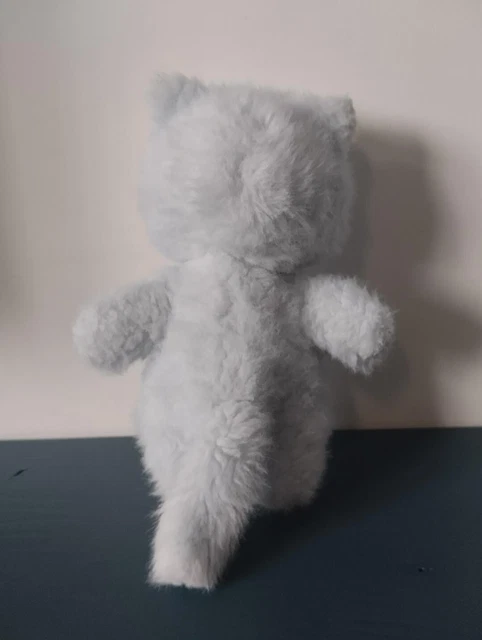 Peluche chat bleu vintage - Tieno - Doudou avec grelot - 3