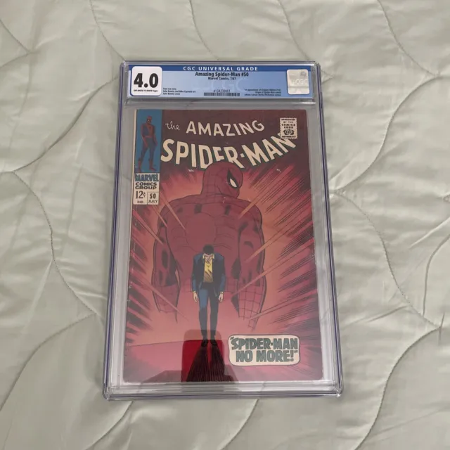 Amazing Spider-Man 50 CGC 4.0 1st Appearance Kingpin 1967