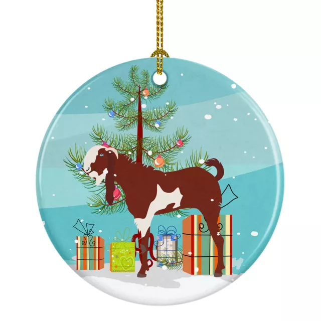 Jamnapari Goat Christmas Ceramic Ornament BB9257CO1