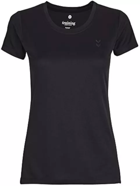 T-shirt donna Hummel sport shirt, ANNETT SS TEE, nero, XS