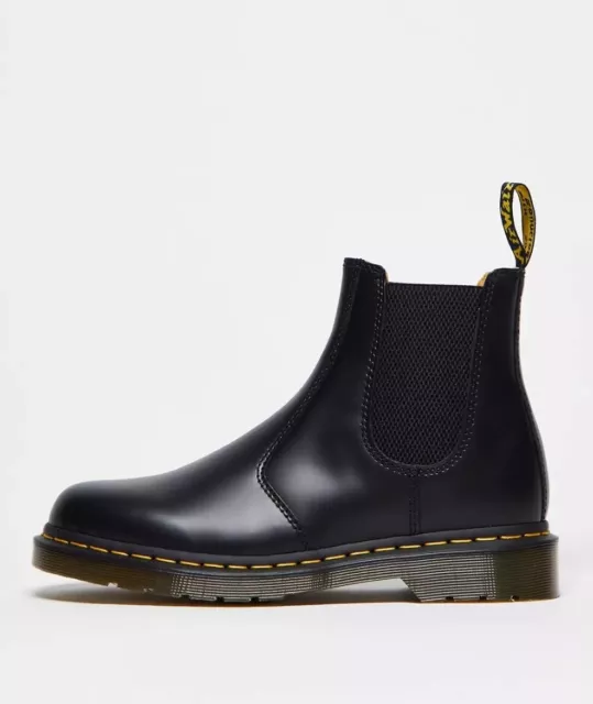 Stivali Chelsea da donna neri Dr Martens 2976 taglia 7 pelle liscia nuovi di zecca/scatola