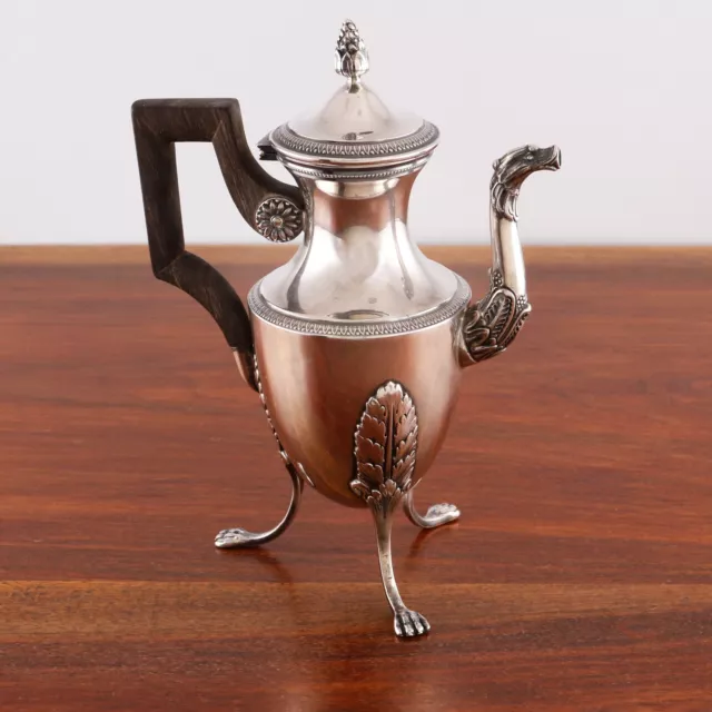Superb Louis Coignet French 950 Silver Demitasse Coffee Pot 1889-93 No Monogram