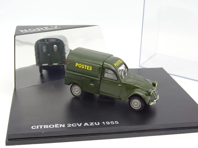 La 2cv Citroën AZU 1958 Camping Gaz en miniature de Norev au 1/43e