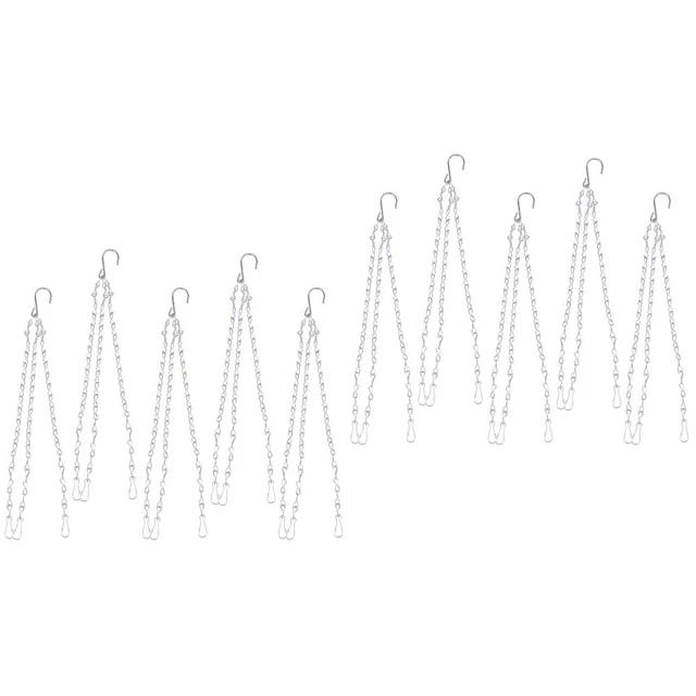 10 Pcs Hängen Eisen String Topf Zubehör S-Haken Ketten Clip