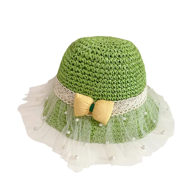 Cappello a secchio con cinturino per mento all-partita bambini sole cappello a secchio bella lavorazione