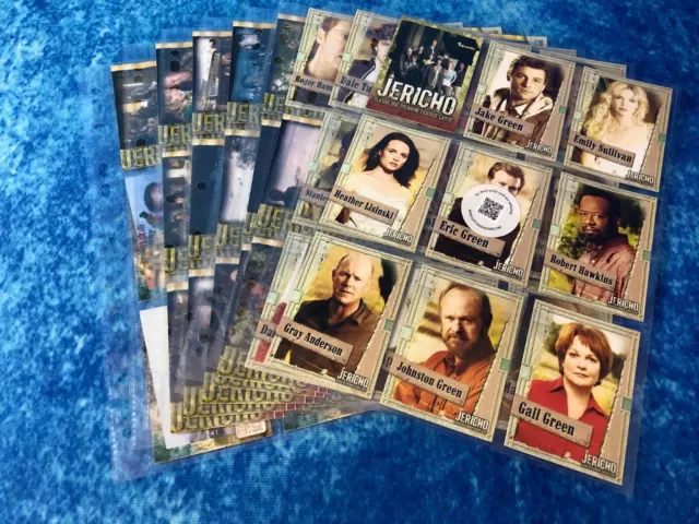 Jericho Season One complete trading card base set by Inkworks 2007