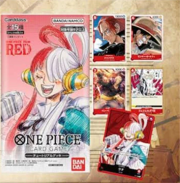 ONE PIECE CARD Game Tutorial Deck FILM RED Visitor benefits 2 TCG