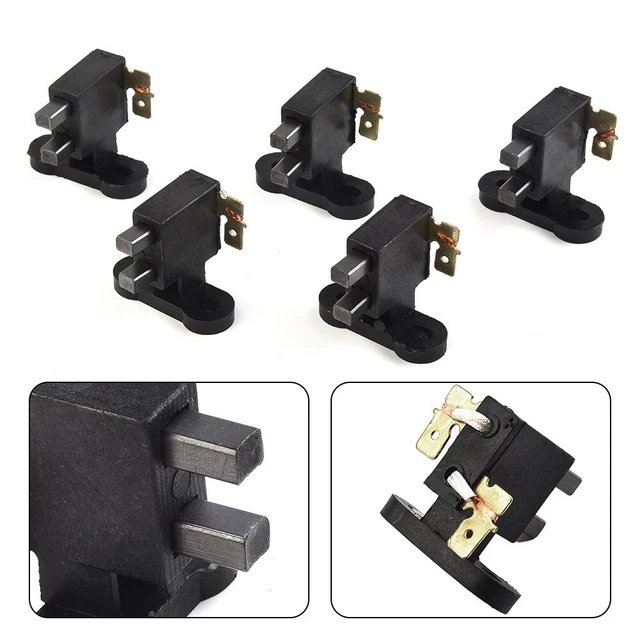Practical Spazzole IN Carbonio Assemblaggio Ricambio 5pcs Accessori Set