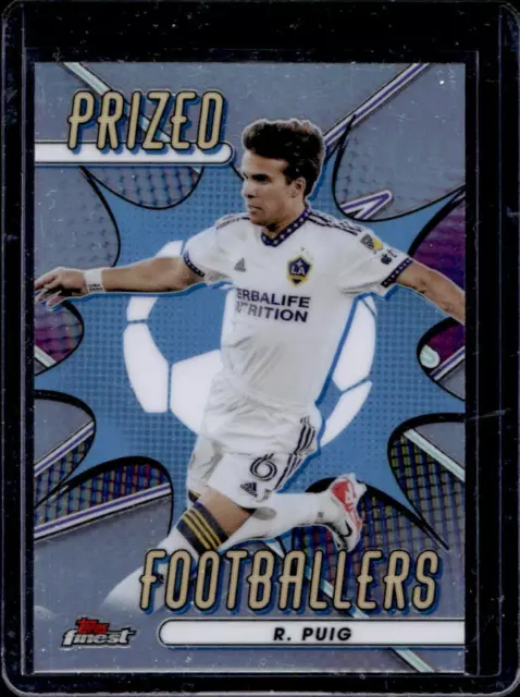 2023 Topps Finest MLS Riqui Puig Prized Footballers #PF-6 Galaxy