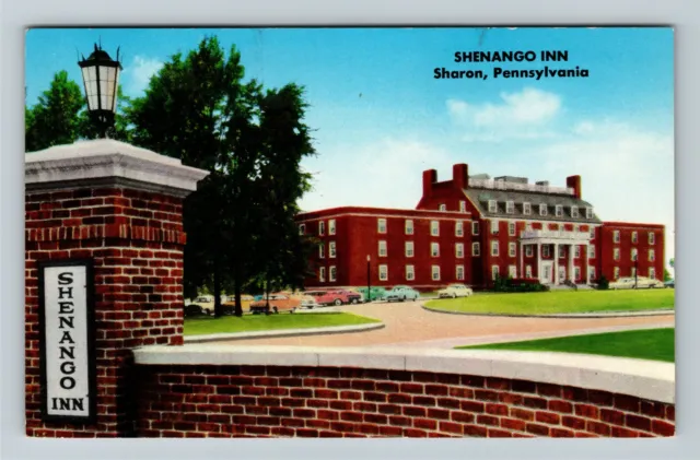 Sharon PA, Shenango Inn, Pennsylvania Vintage Postcard