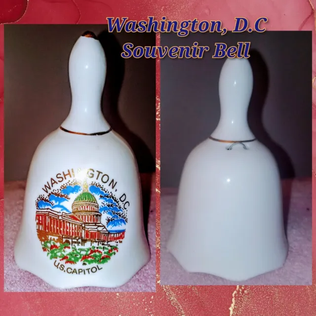 Vintage Washington, D.C United States Capital Souvenir Bell