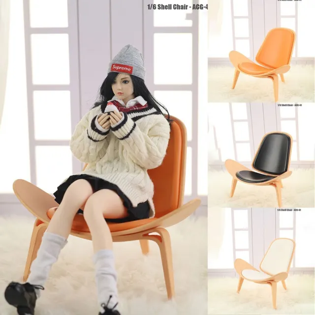 Figurine Jouet avec Mini Meubles JIAOU DOLL 16 Chaise Modèle pour Canapés Mais