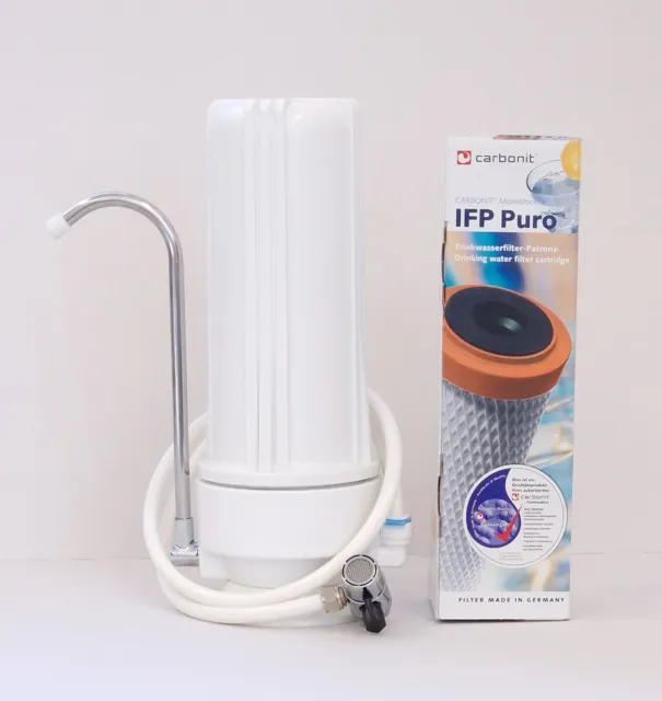 Auftisch Aktivkohlefilter Carbonit IFP Puro Wasserfilter Küche