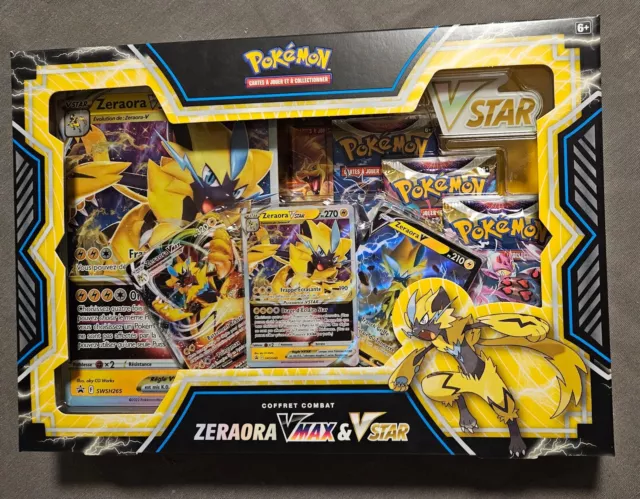 Coffret Zeraora Vmax & Vstar - Pokemon Booster - origine perdu