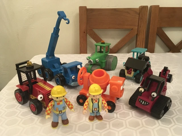 BOB THE BUILDER Friction Toys Bundle + Figures £21.99 - PicClick UK