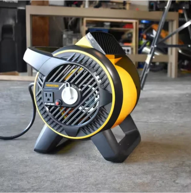 Heavy-Duty Pivoting High-Velocity Blower Fan with Outlet New