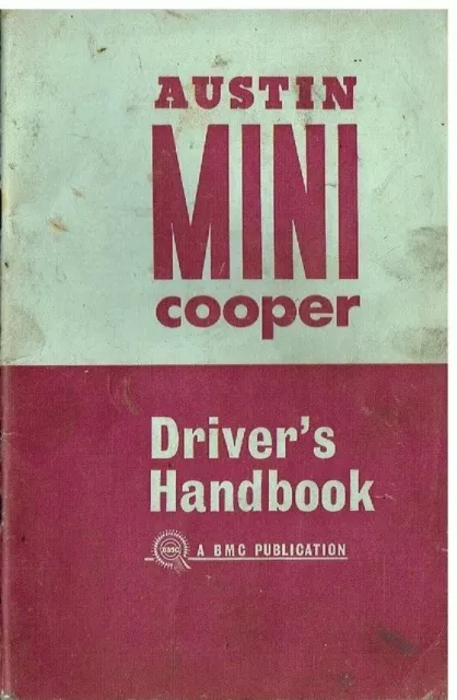AUSTIN MINI COOPER Mk1 Original 1965 Owners Instruction & Maintenance ...