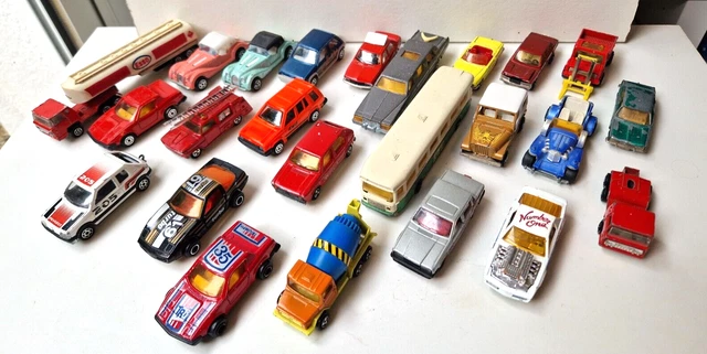 Lot De Majorette Années 70-80 - Voitures Miniatures Métal - Collection France