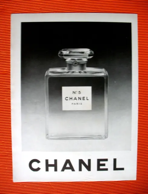 1966 Chanel Press Advertisement N° 5 Perfume French Advertising