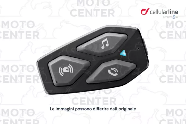 Interfono Singolo Cellularline Interphone Ucom3 Auricolare Casco Moto Scooter