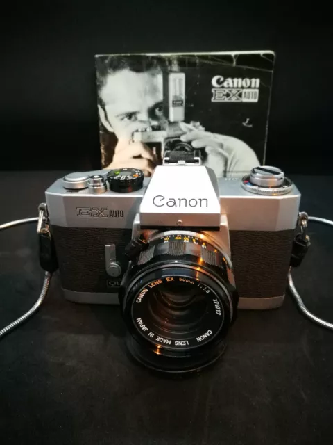 Canon EX-Auto - Alte Spiegelreflex Kamera mit zwei Objektiven