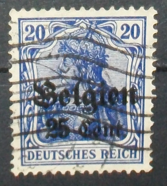 N°1550S STAMP GERMAN LANDESPOST IN BELGIEN CANCELED Aus