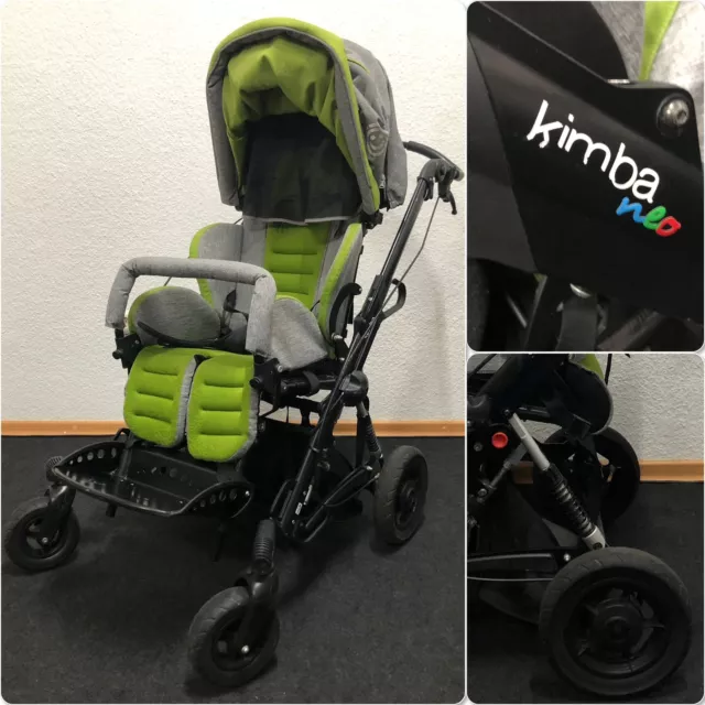 Otto Bock Kimba Neo Kinder Reha Buggy Kinderwagen TOP Ausstattung Gr.2