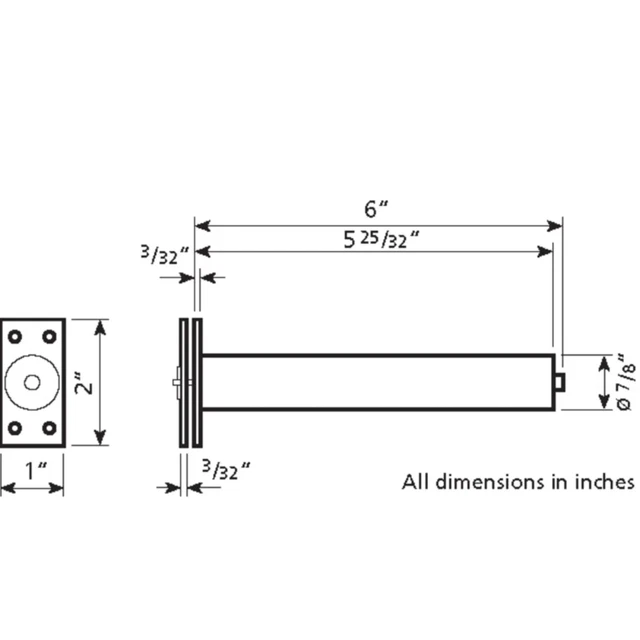 PERKO CONCEALED DOOR Closer Rectangular Plate Chrome £33.19 PicClick UK