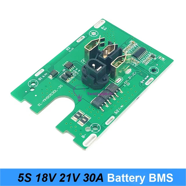 5S 18A 18.5V 21V PCB BMS Protection Board For Lithium Li-ion Drill Battery Packs