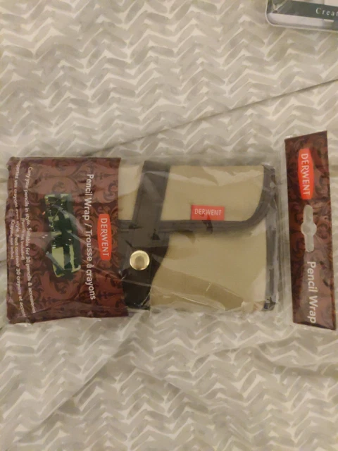 Estuche envolvente de lona para dibujo y dibujo de Derwent Artists