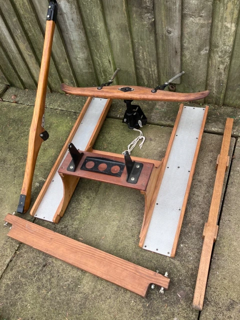 WW1 RFC RAF BRISTOL SCOUT COCKPIT PARTS Royal Flying Corps, rudder bar ...