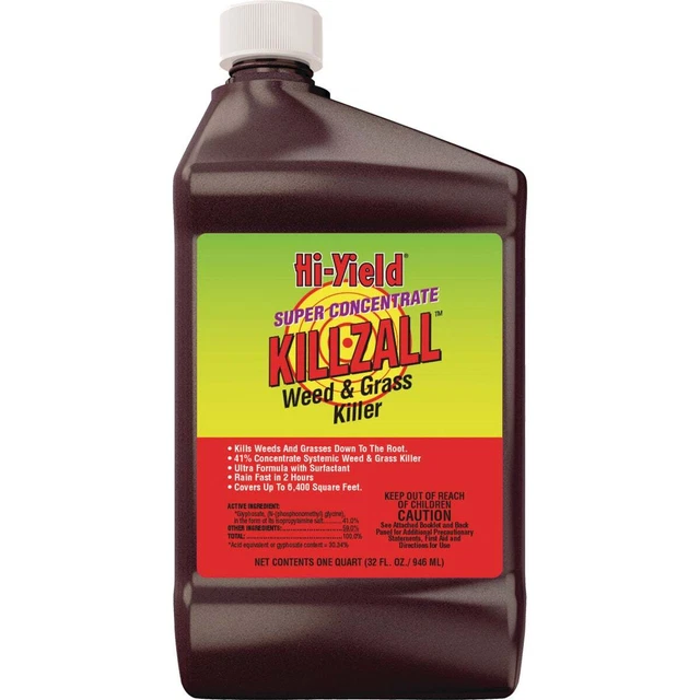 Hi-Yield Killzall 32 Oz. Concentrate Weed & Grass Killer 33692 Hi-Yield Killzall