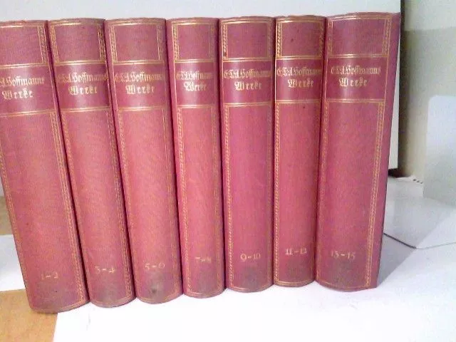 Konvolut: 7 Bände (von7) E. T. A. Hoffmanns Werke in fünfzehn Teilen. Komplette