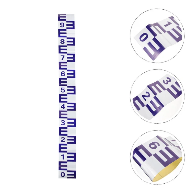 Depth Level Scale ONE METER DEPTH Ship Level Scale Tide Observation Self-adhesive £6.68 ...