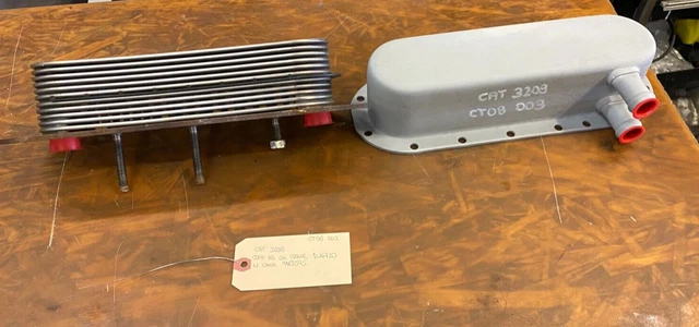 CAT 3208 Marine Diesel Engine Core as Oil Cooler 1W6720 w/ Cover 9N3595 CAT 3208 Marine Diesel Engine Core as Oil Cooler 1W6720 w/ Cover 9N3595