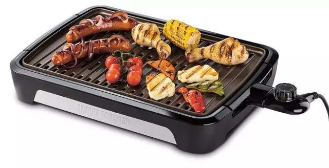 GEORGE FOREMAN Smokeless BBQ Grill 25850-56 raucharmer Indoor Elektro Tischgrill