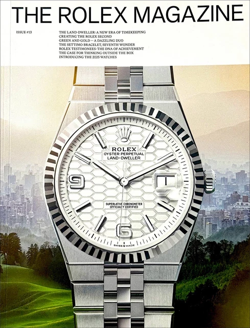 ROLEX MAGAZINE NEW 2025 issue 13 Land-dweller £29.99 - PicClick UK