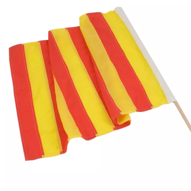 Demon Tweeks Car Race Racing Yellow With Vertical Red Stripes Slippy Flag